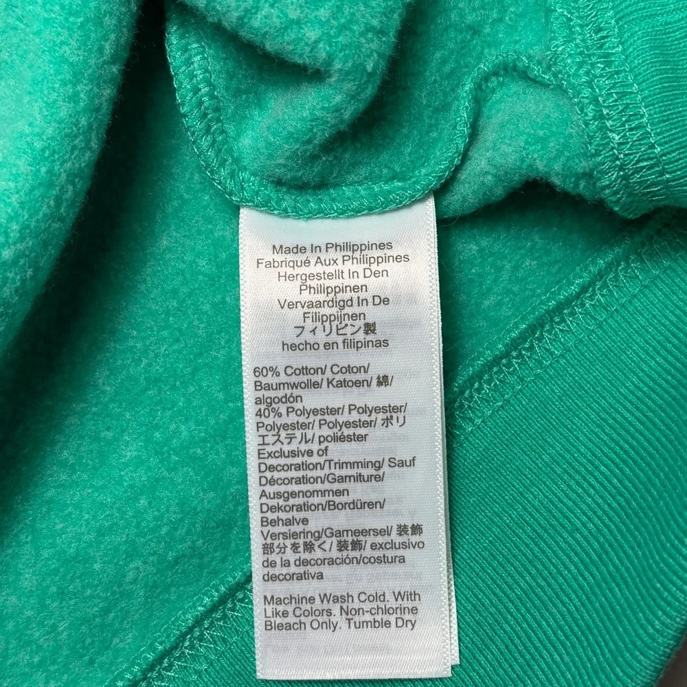 J. Crew Wide Button-Collar Pullover Sweatshirt in Cloudspun Fleece - Picture 8 of 8